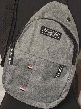 Fashion Instinct Gray Sling Crossbody Bag